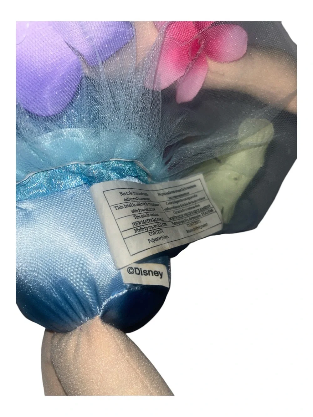 Disney Cinderella Plush Ballerina Rag Doll Creative Designs Intl Blue Tutu 21”